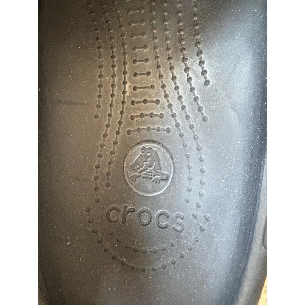 Crocs Baya Clogs Black Slip On Comfort Shoes Mens 9 Womens 11